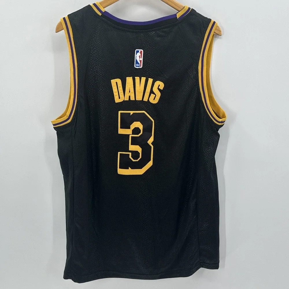 LA Lakers Anthony Davis #3 NBA Nike Swingman Mamba Skin‎ Jersey Size 50 (XL)